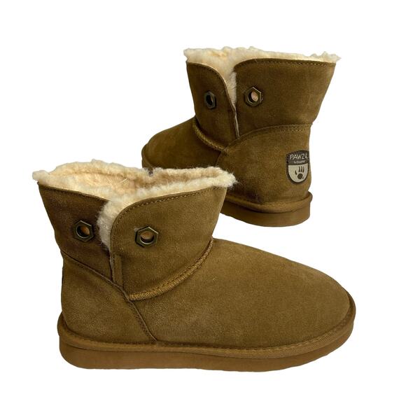 PAWZ by Bearpaw Womens Ankle Boots Size 9 Suede - Picture 1 of 11